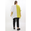 24108 Big Size Lemon Blouse