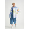 24339  Big Size Indigo Shirt